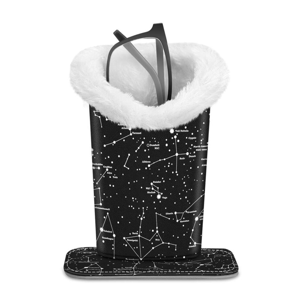 5431 Plush Lined Eyeglasses Holder, Glasses Stand Case, Anti-scratch